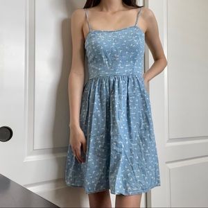 Baby Blue Mini Dress